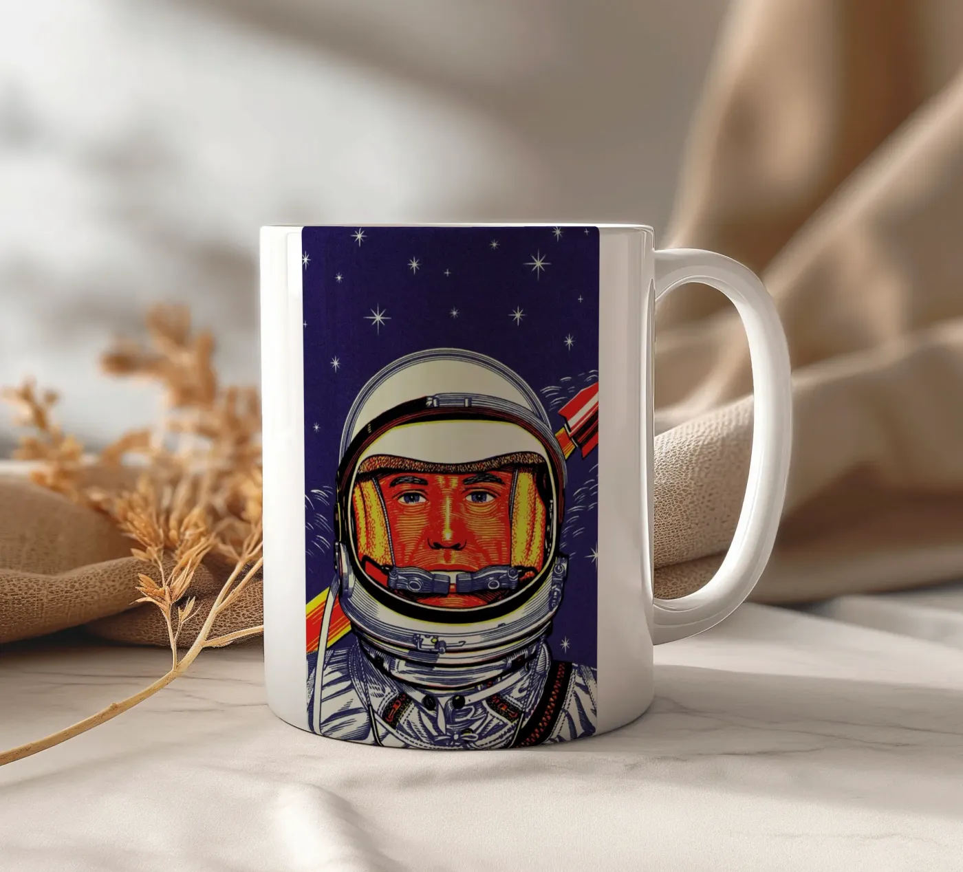 Astronaut ceramic mug by daylight design studio