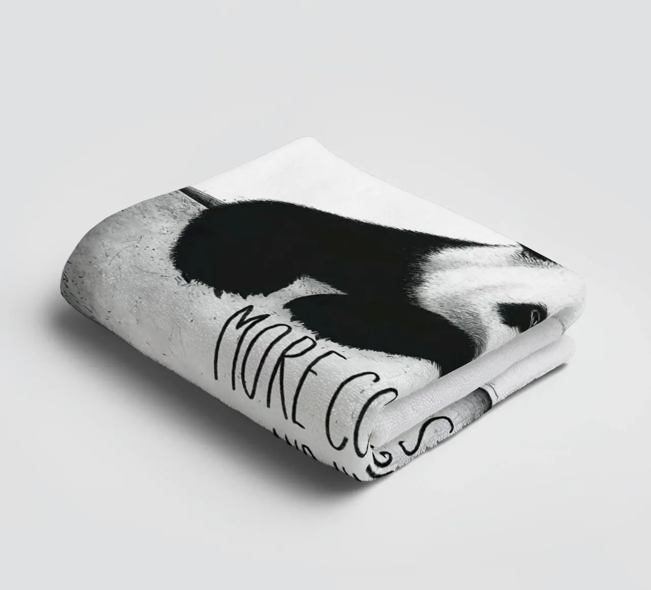 Panda With Coffee asciugamano da bagno da lennytravers