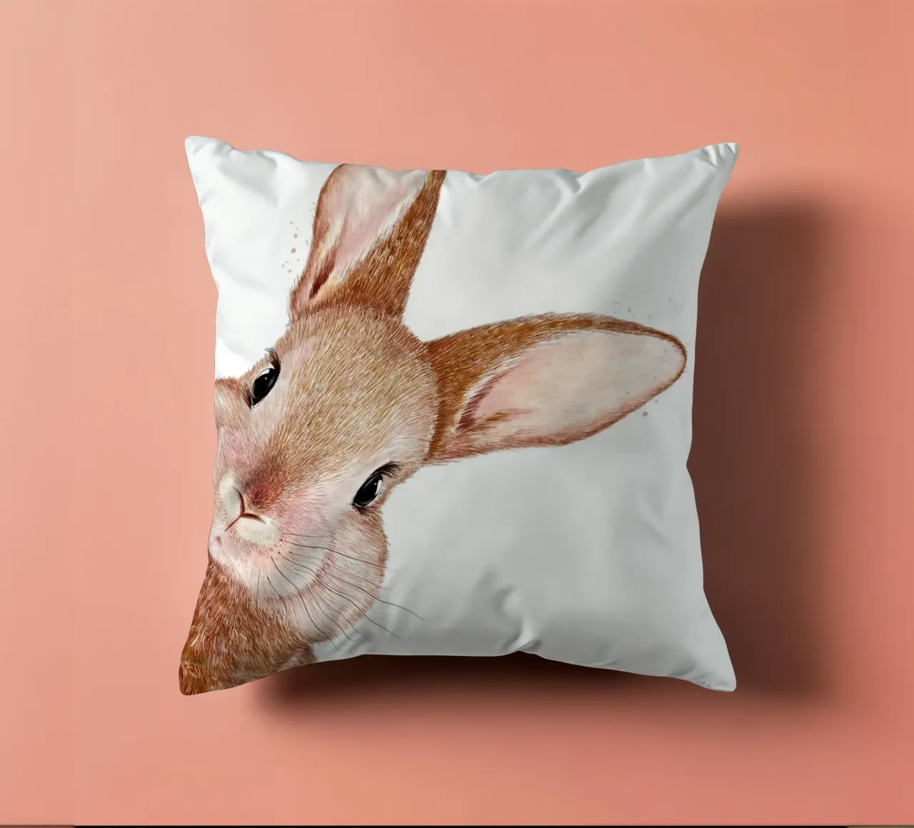 Peeping Rabbit cuscino da lennytravers