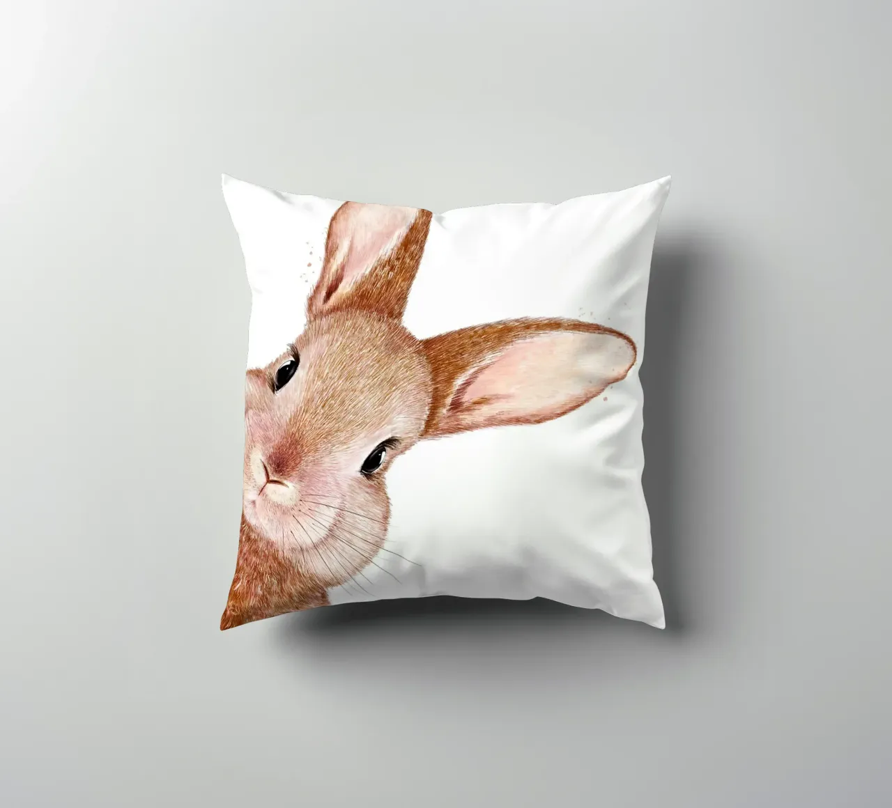 Peeping Rabbit cuscino da lennytravers