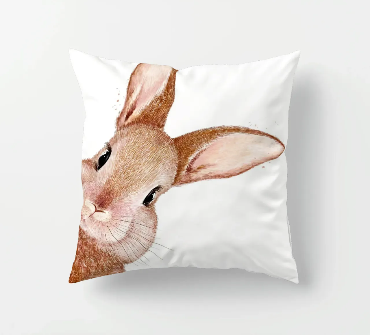 Peeping Rabbit cuscino da lennytravers