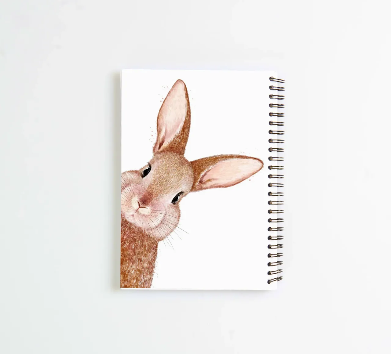 Peeping Rabbit spiral notebook by lennytravers