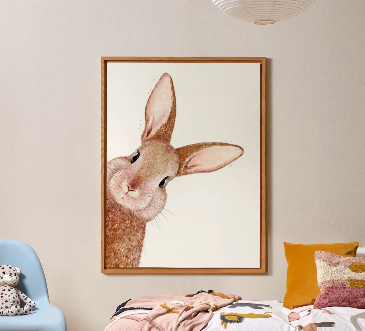 Peeping Rabbit alluminio dibond da lennytravers