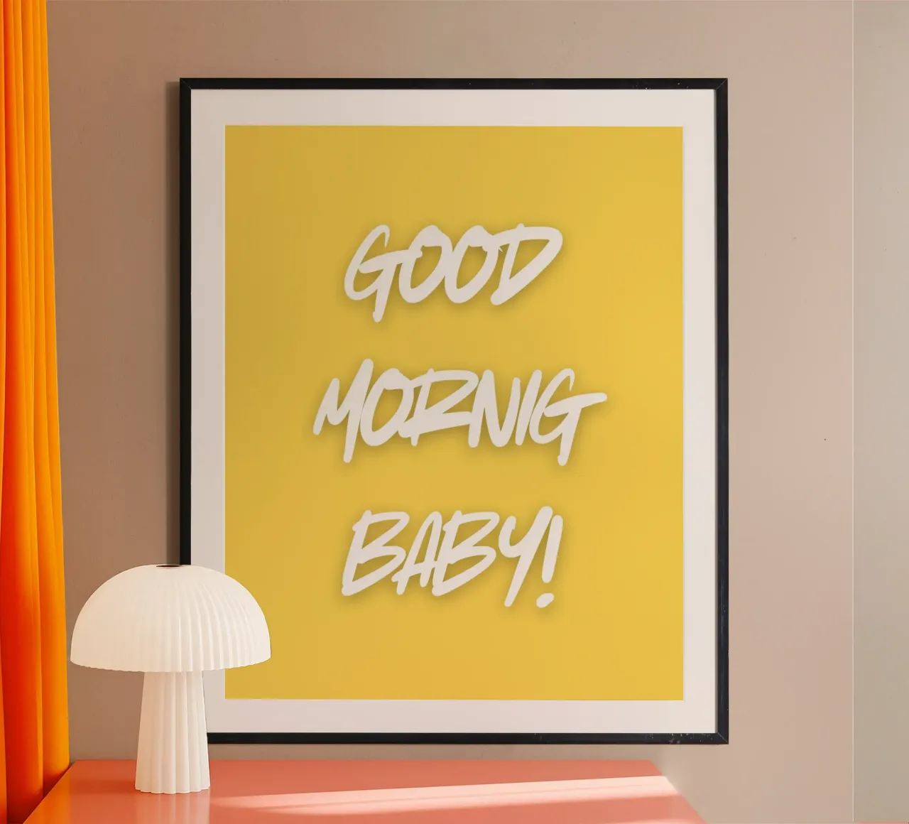 Buongiorno bambino poster da Olivia Creator