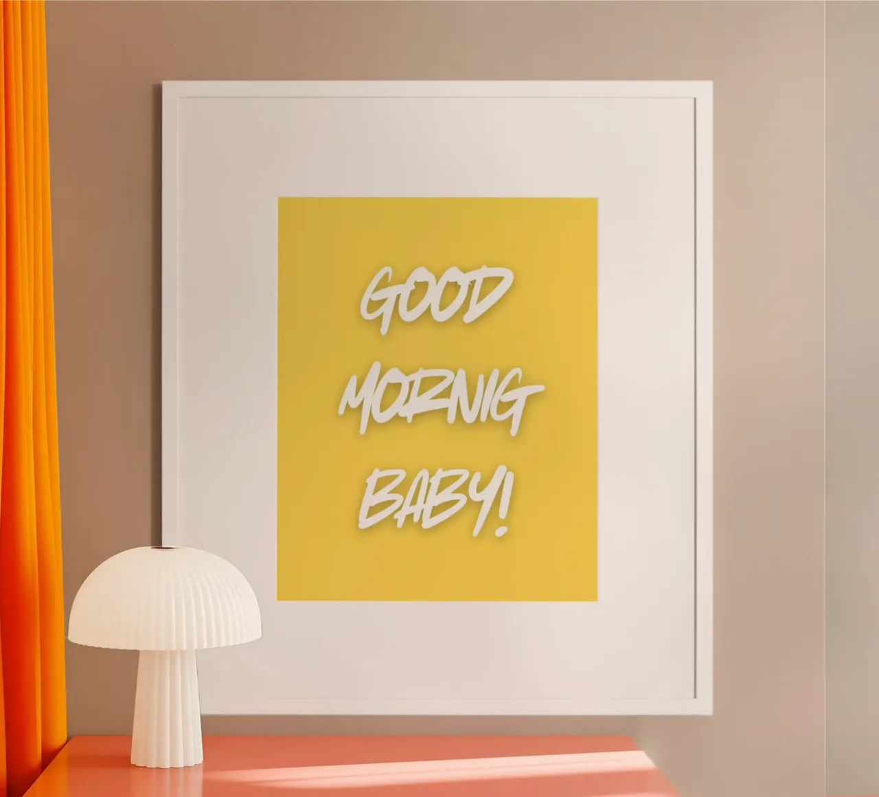 Buongiorno bambino poster da Olivia Creator