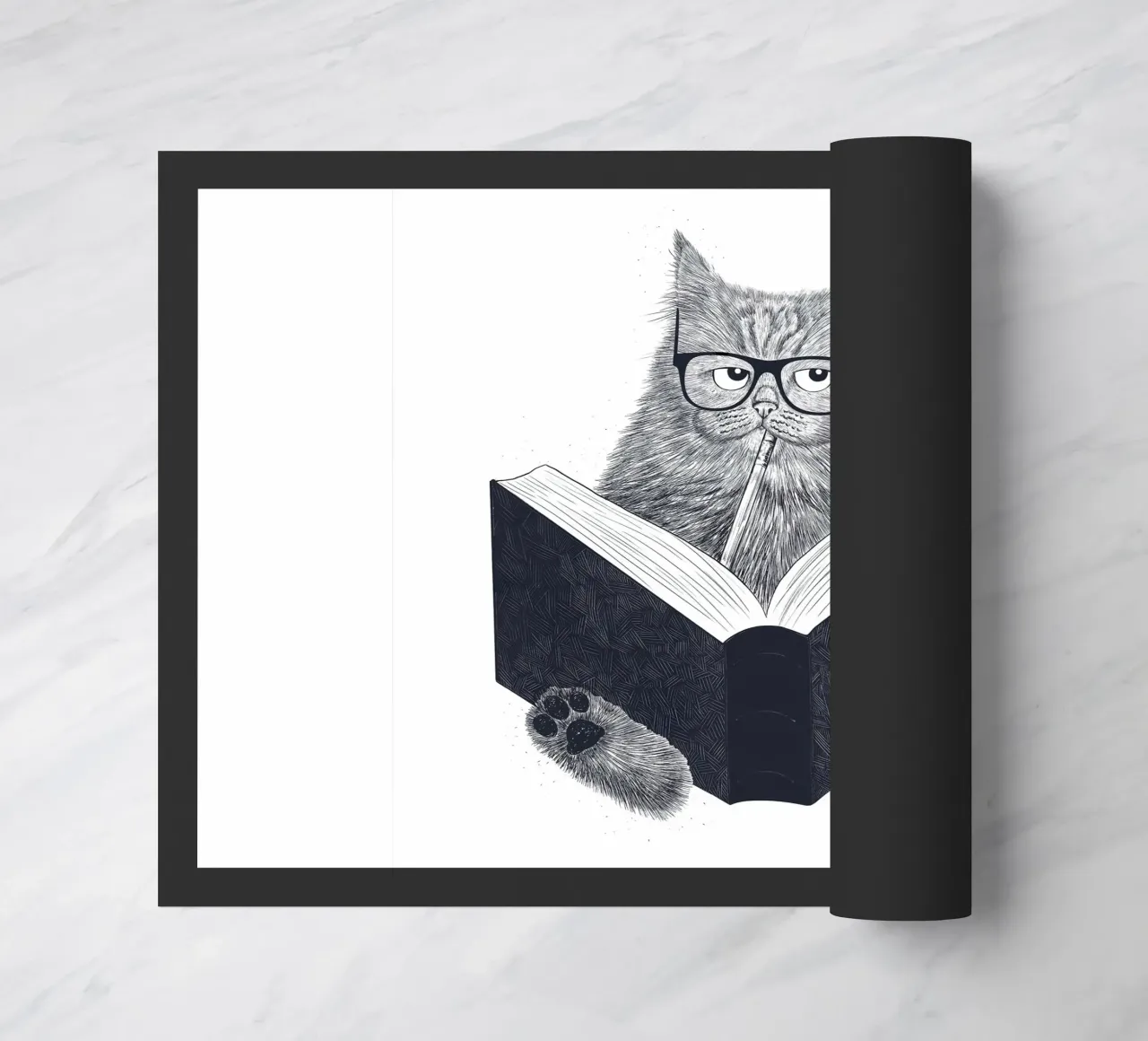 Reading Cat zerbino da lennytravers