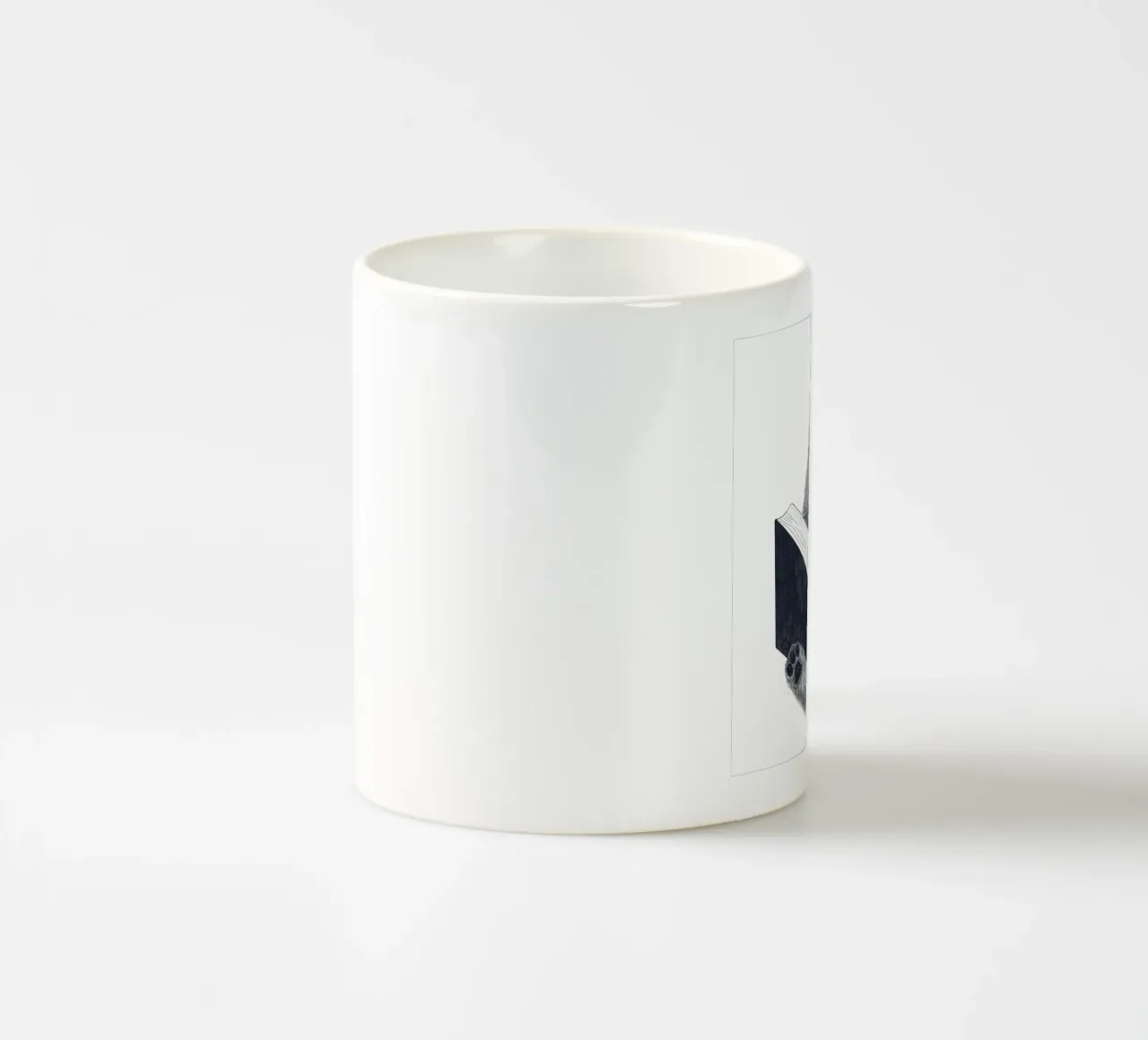 Reading Cat tazza in ceramica da lennytravers