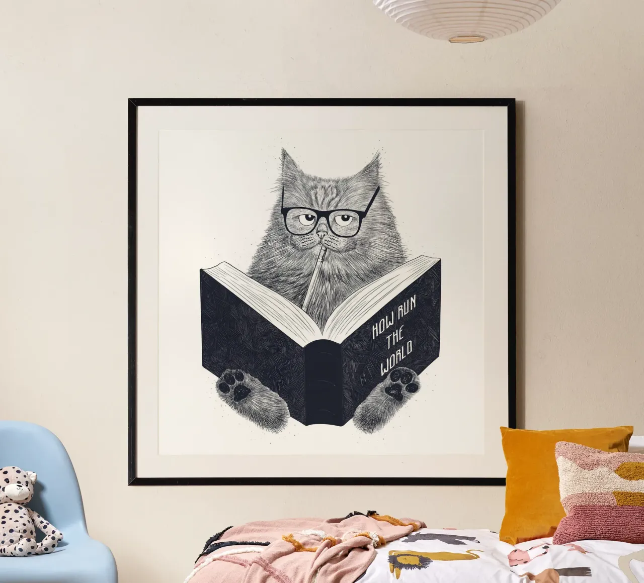 Reading Cat carta hahnemühle da lennytravers