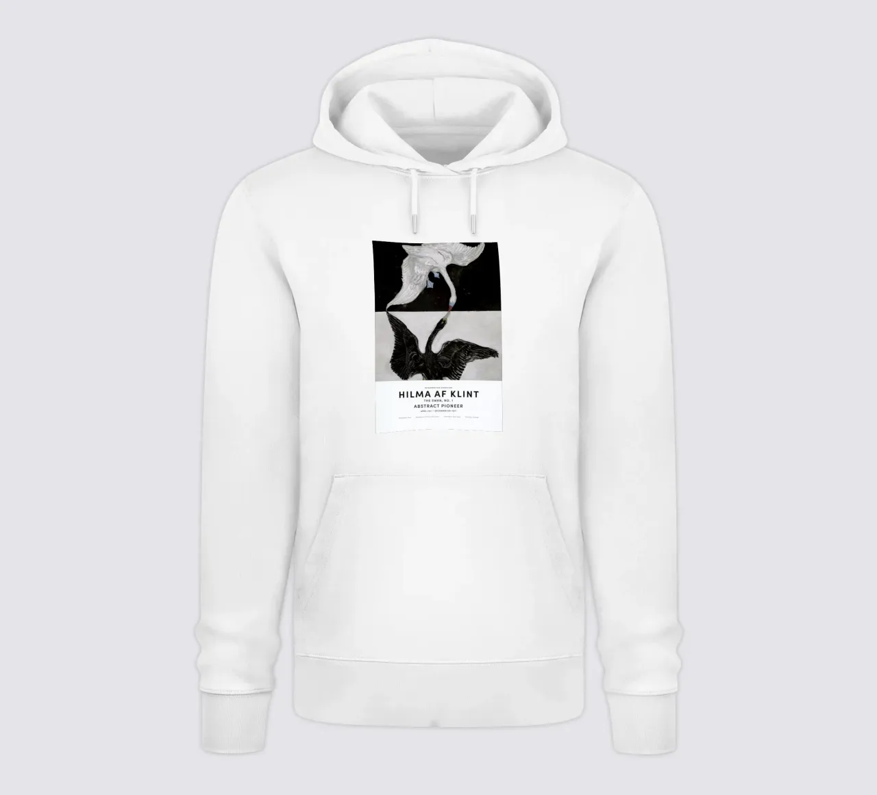 Hilma af Klint - The Swan, No. 1 II felpa con cappuccio da Vintage by JUNIQE