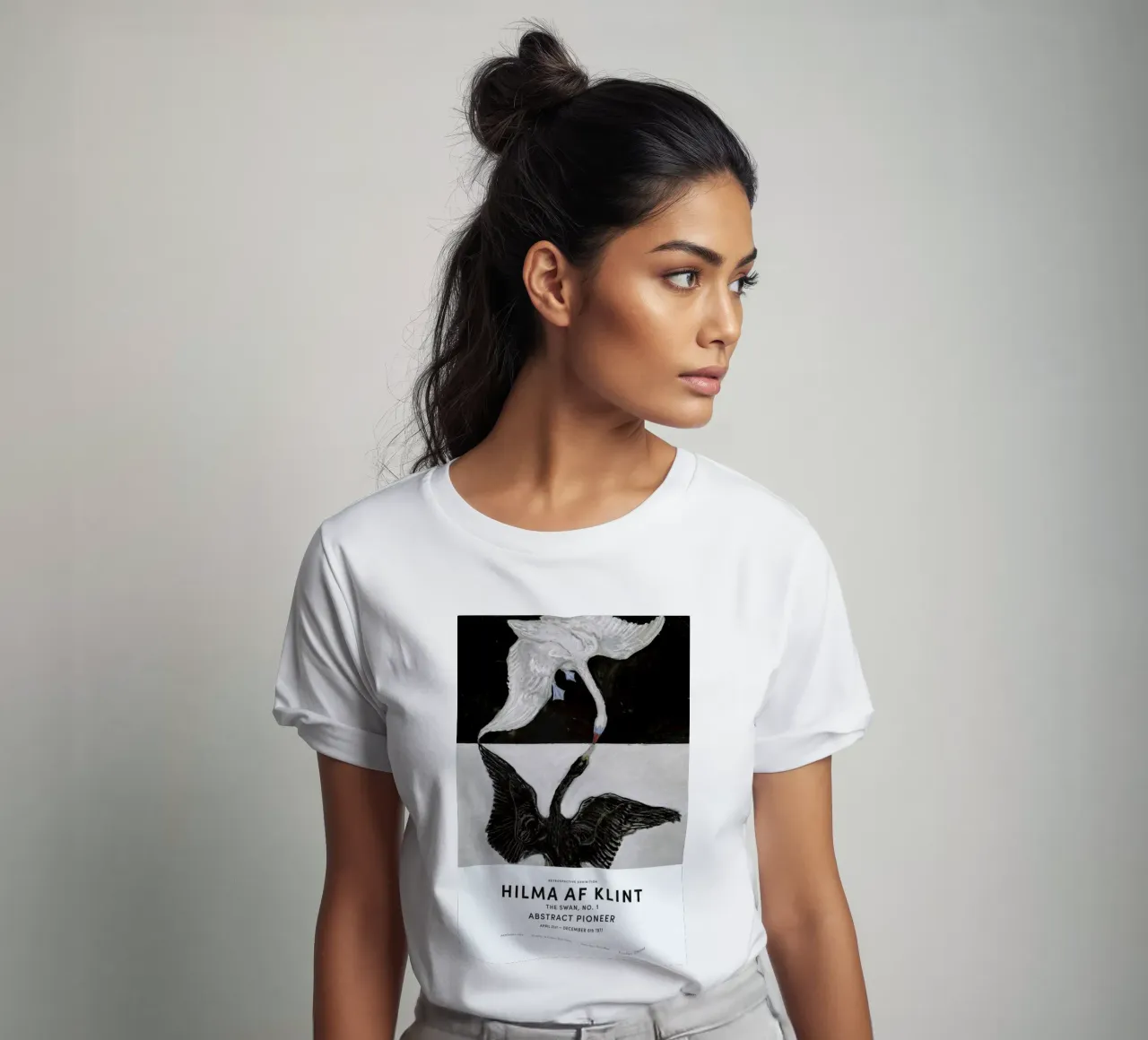 Hilma af Klint - The Swan, No. 1 II t-shirt da Vintage by JUNIQE