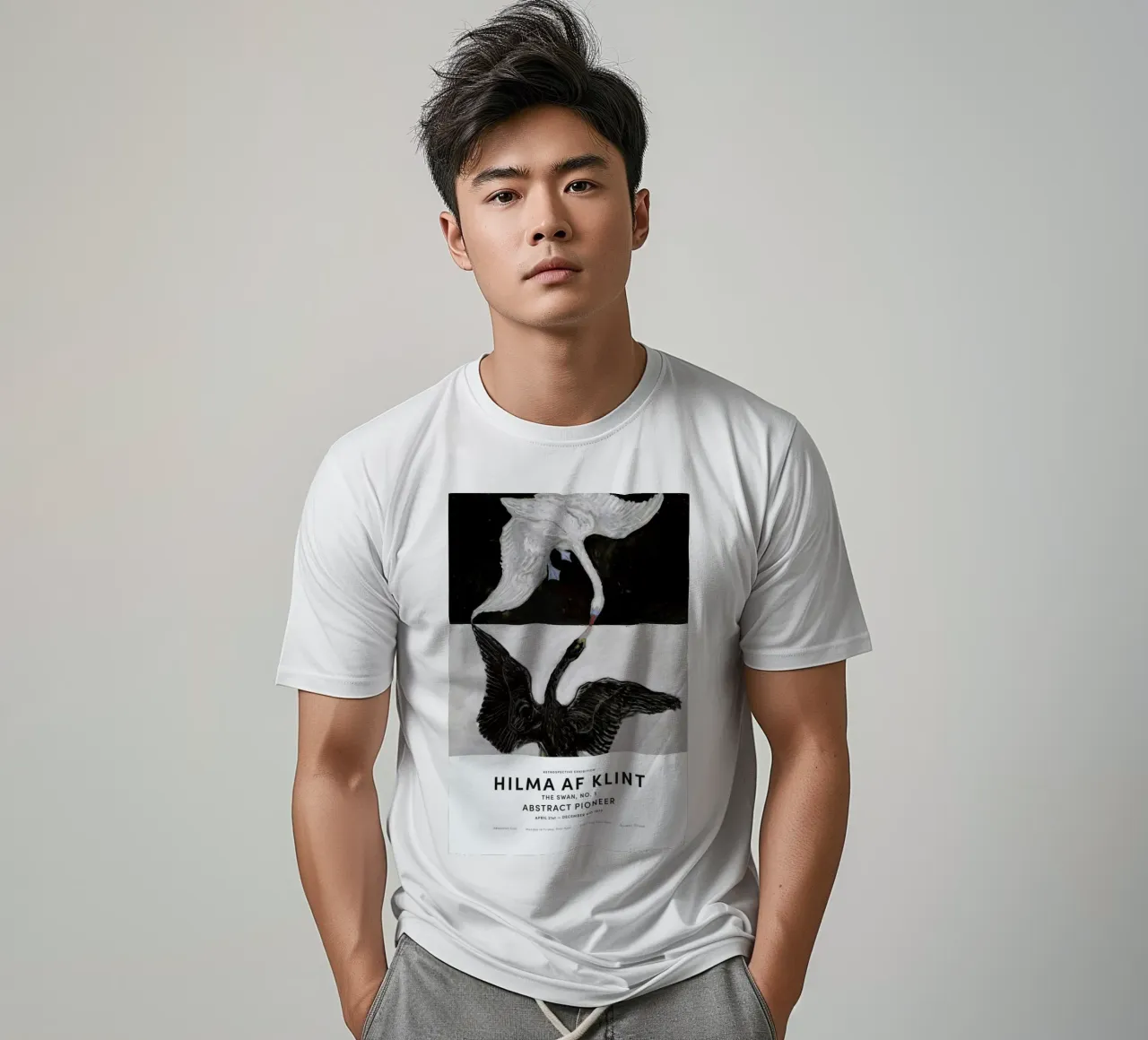 Hilma af Klint - The Swan, No. 1 II t-shirt da Vintage by JUNIQE