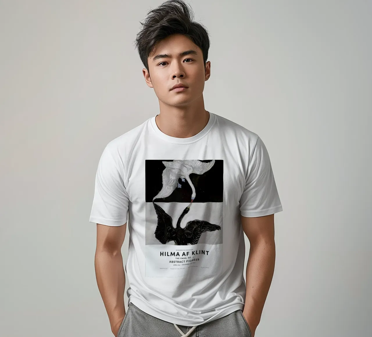 Hilma af Klint - The Swan, No. 1 II t-shirt da Vintage by JUNIQE
