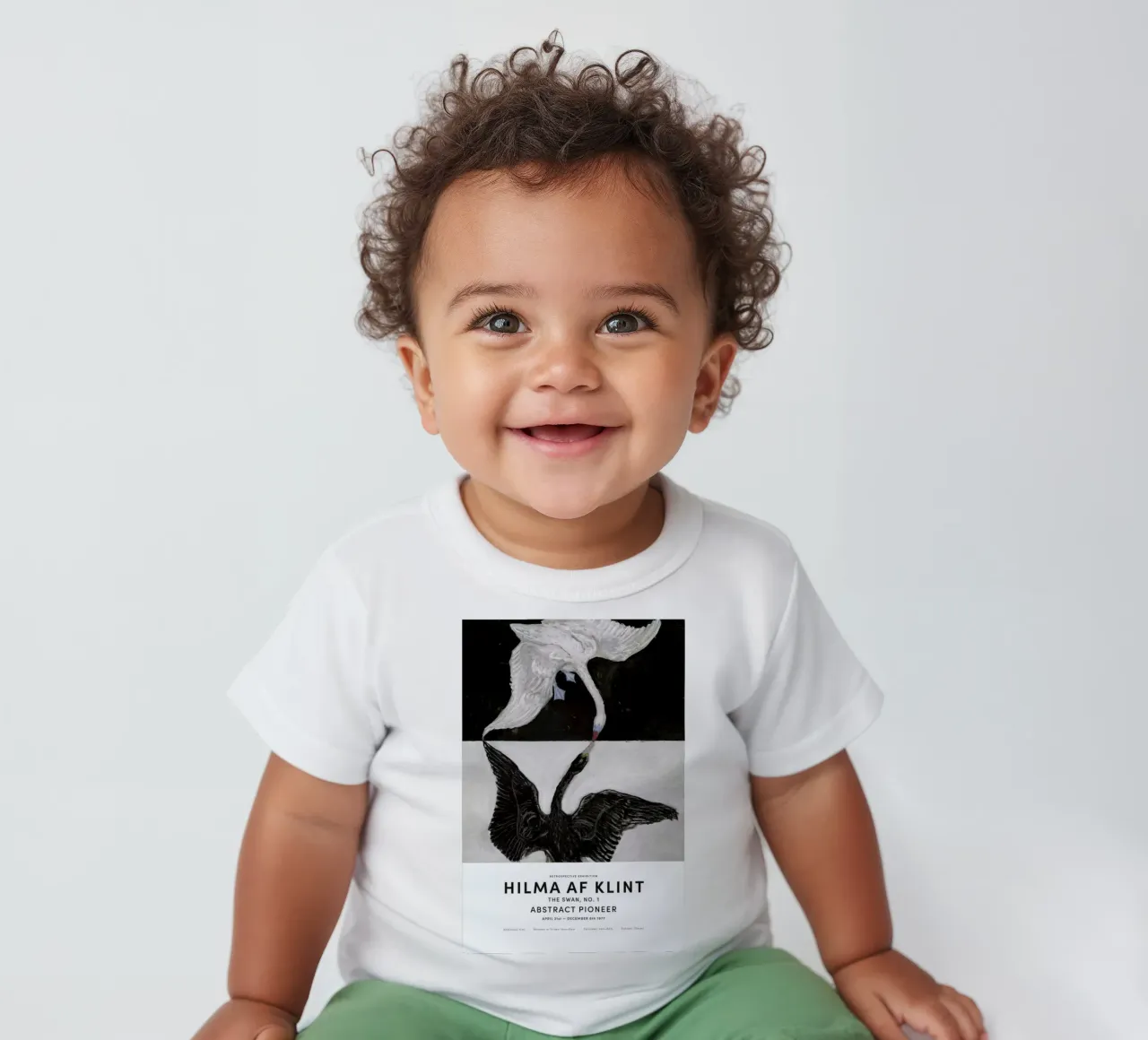 Hilma af Klint - The Swan, No. 1 II maglietta neonato da Vintage by JUNIQE