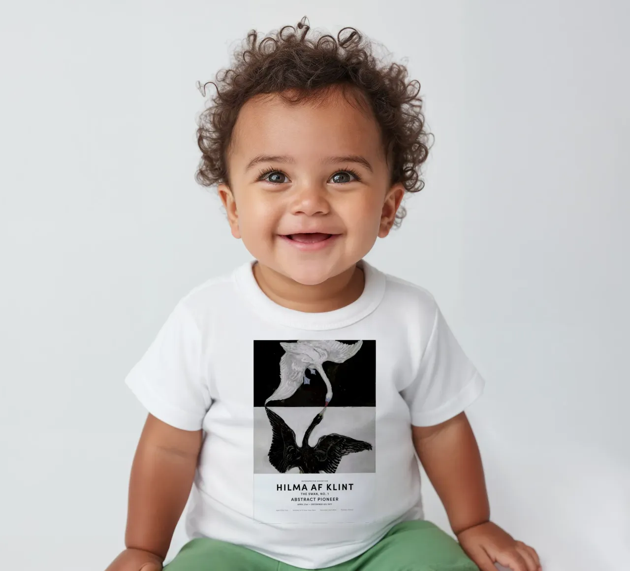 Hilma af Klint - The Swan, No. 1 II baby t-shirt by Vintage by JUNIQE