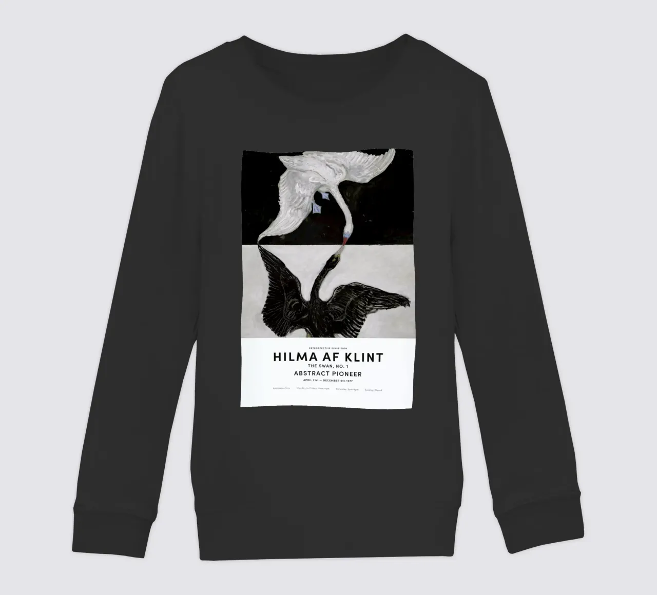 Hilma af Klint - The Swan, No. 1 II felpa bambino da Vintage by JUNIQE