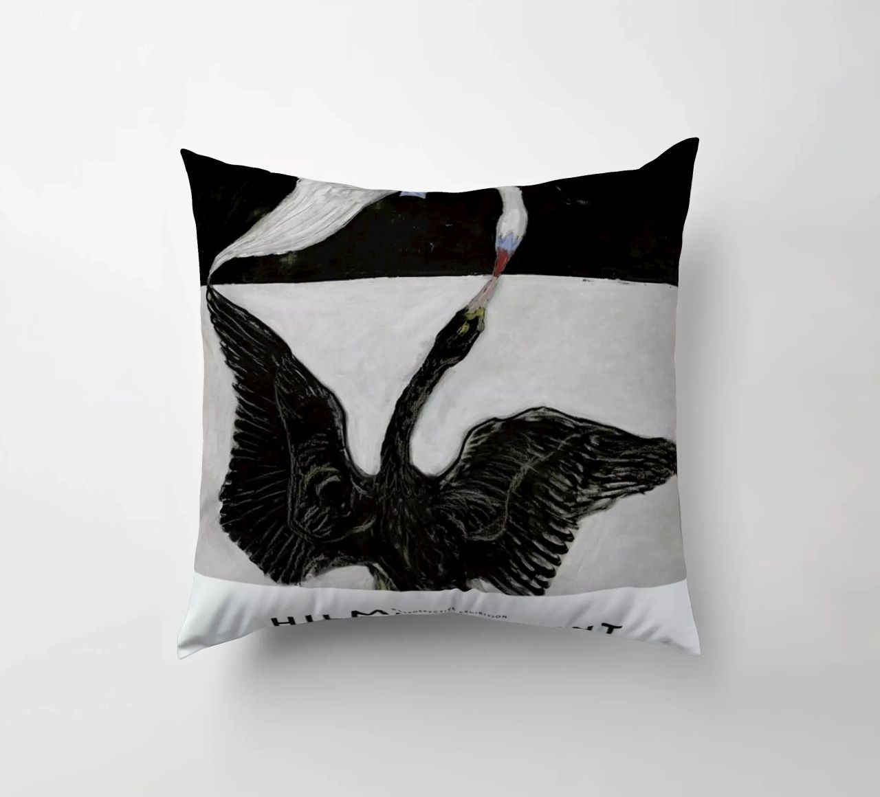 Hilma af Klint - The Swan, No. 1 II decorative cushion by Vintage by JUNIQE