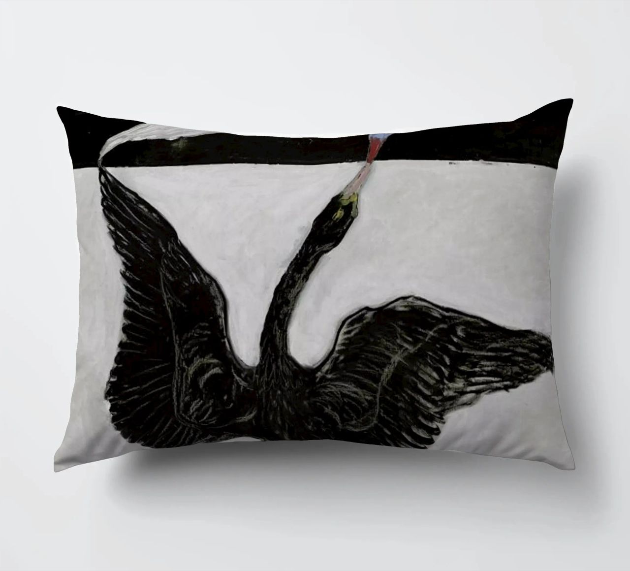 Hilma af Klint - The Swan, No. 1 II decorative cushion by Vintage by JUNIQE