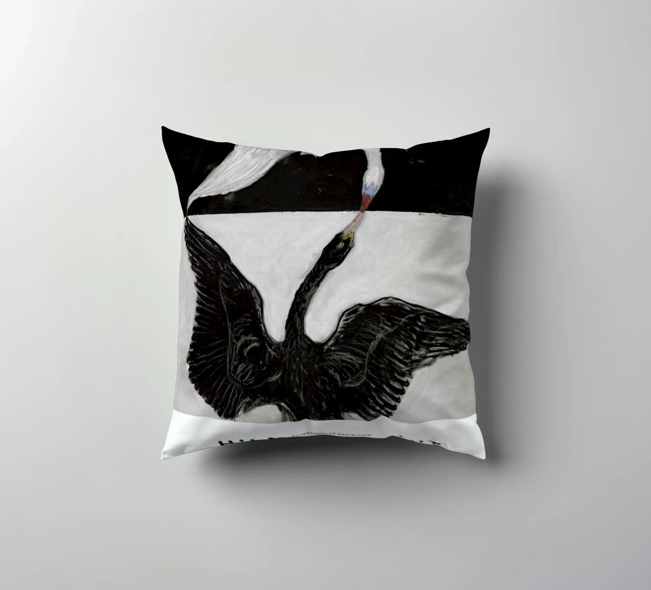 Hilma af Klint - The Swan, No. 1 II decorative cushion by Vintage by JUNIQE