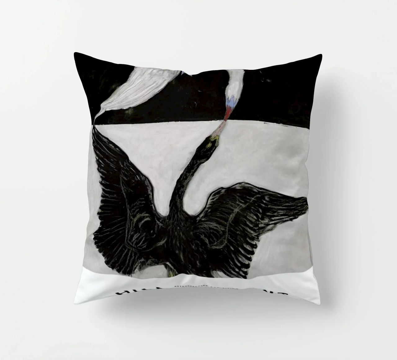Hilma af Klint - The Swan, No. 1 II decorative cushion by Vintage by JUNIQE