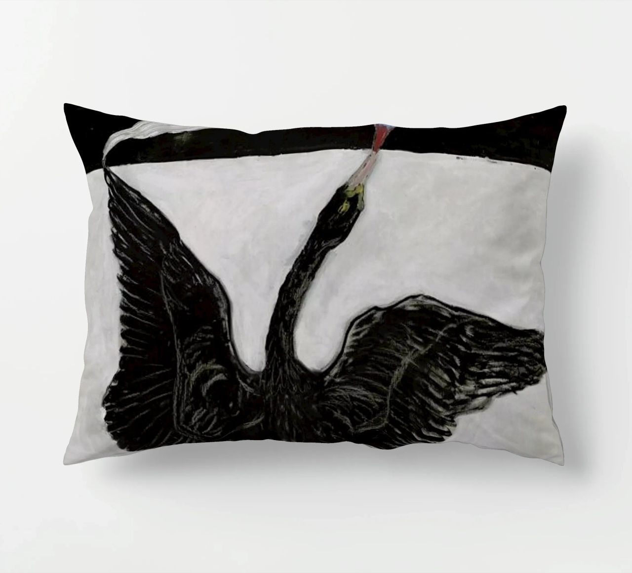 Hilma af Klint - The Swan, No. 1 II decorative cushion by Vintage by JUNIQE