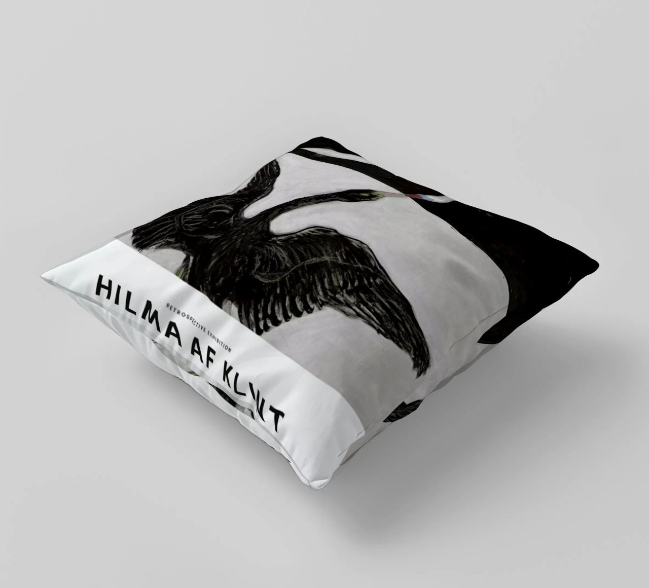 Hilma af Klint - The Swan, No. 1 II decorative cushion by Vintage by JUNIQE