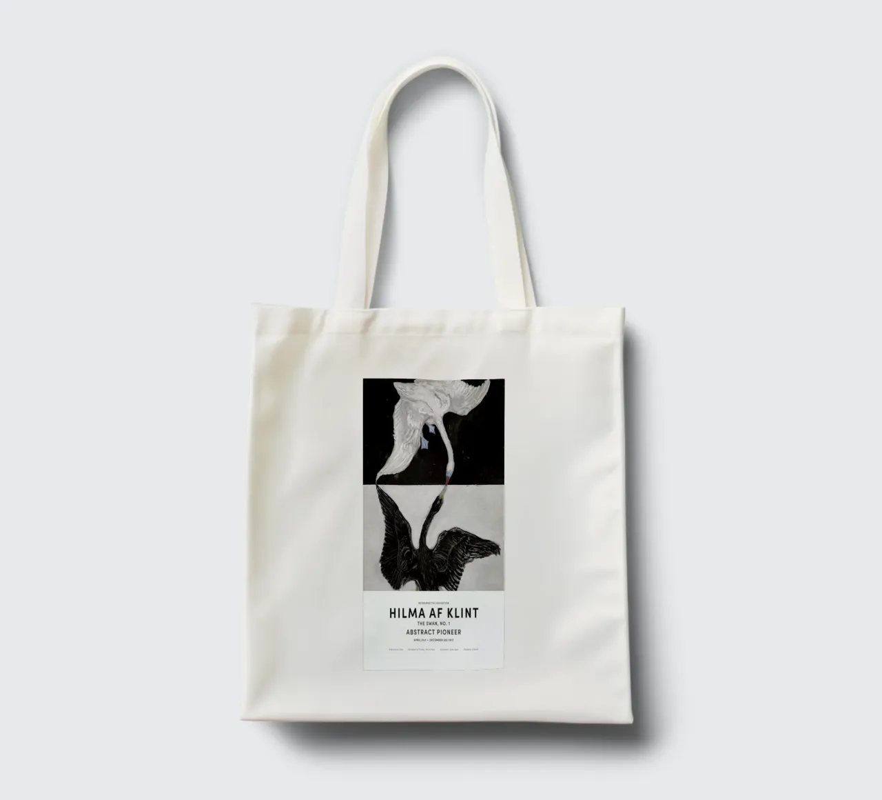 Hilma af Klint - The Swan, No. 1 II borsa in juta da Vintage by JUNIQE