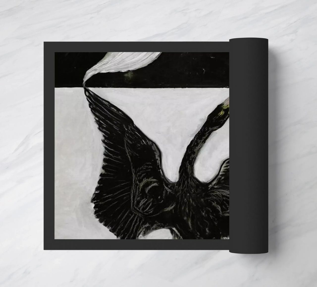 Hilma af Klint - The Swan, No. 1 II doormat by Vintage by JUNIQE