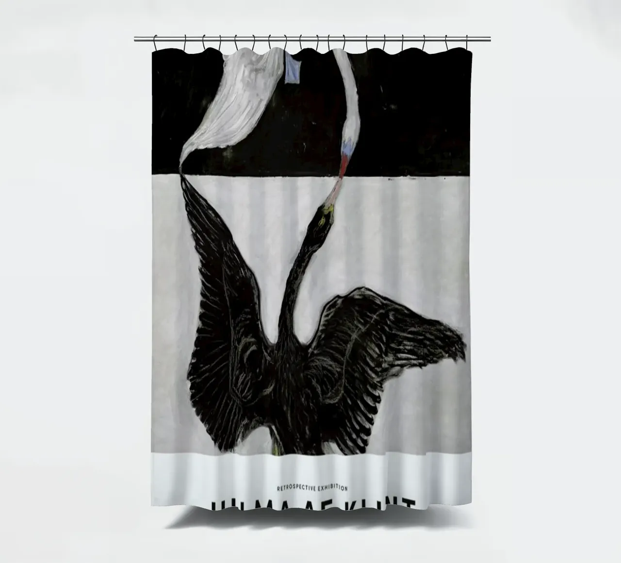 Hilma af Klint - The Swan, No. 1 II tenda da doccia da Vintage by JUNIQE