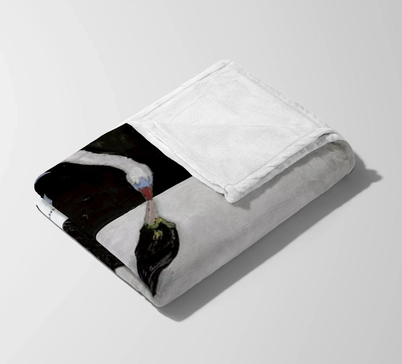 Hilma af Klint - The Swan, No. 1 II fleece blanket by Vintage by JUNIQE