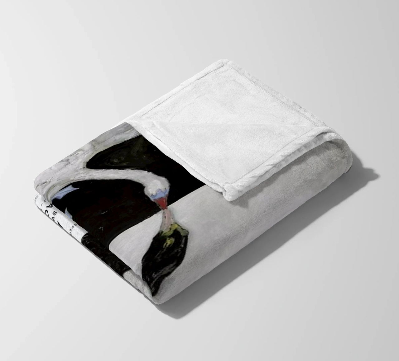 Hilma af Klint - The Swan, No. 1 II fleece blanket by Vintage by JUNIQE