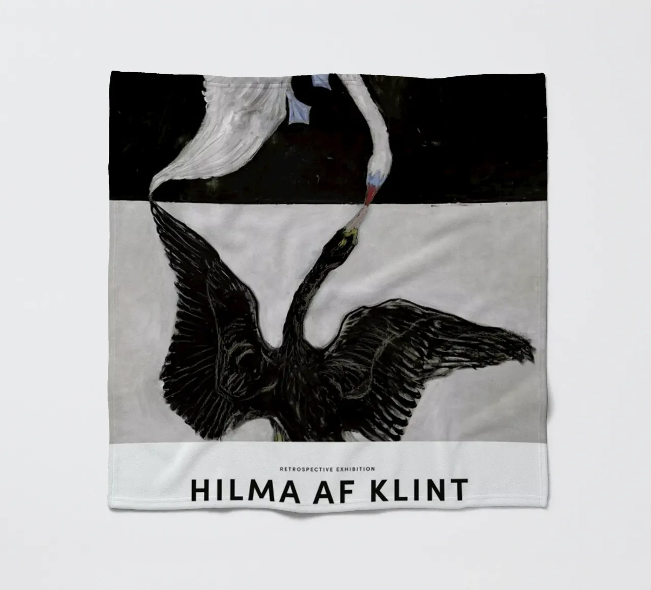 Hilma af Klint - The Swan, No. 1 II coperta in pile da Vintage by JUNIQE