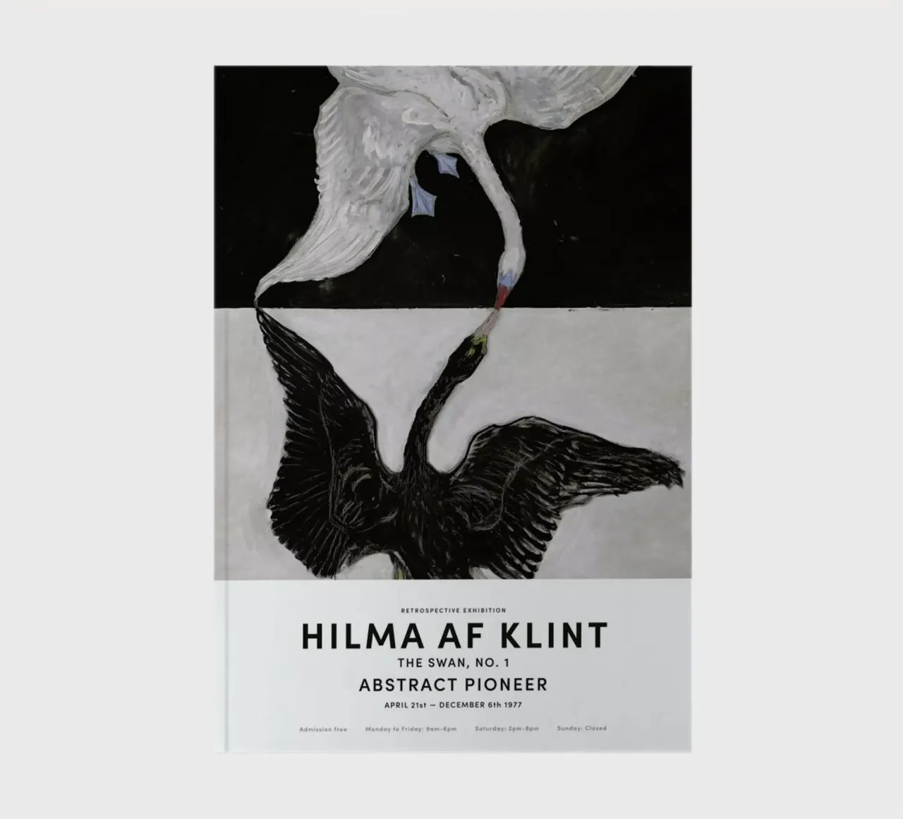 Hilma af Klint - The Swan, No. 1 II diario da Vintage by JUNIQE