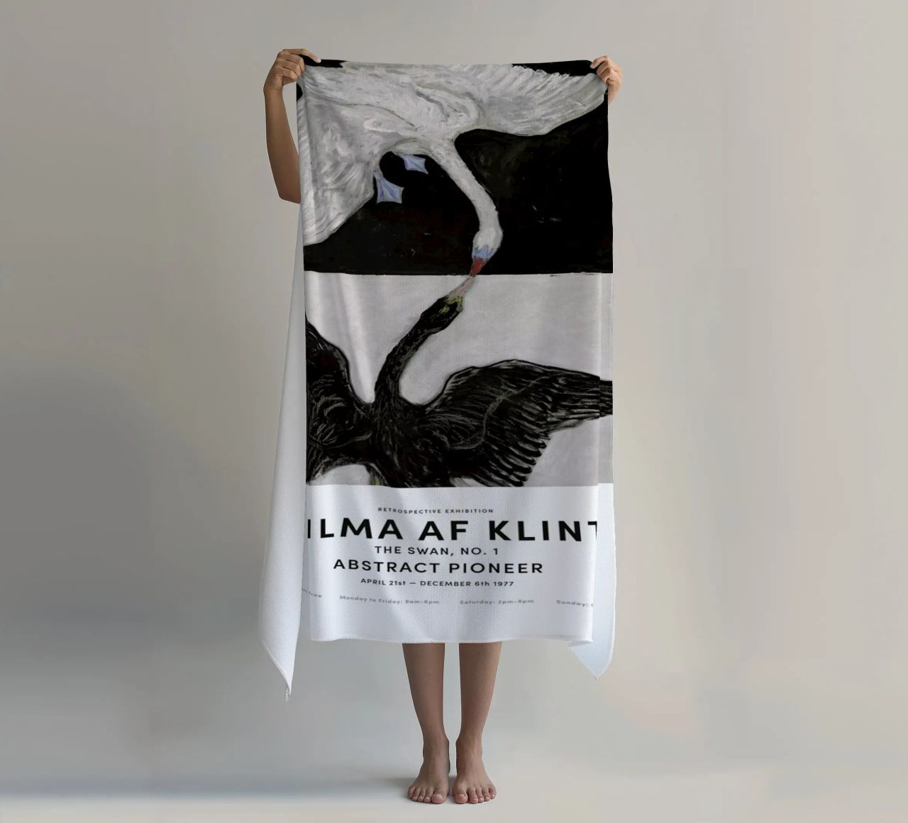 Hilma af Klint - The Swan, No. 1 II telo mare da Vintage by JUNIQE