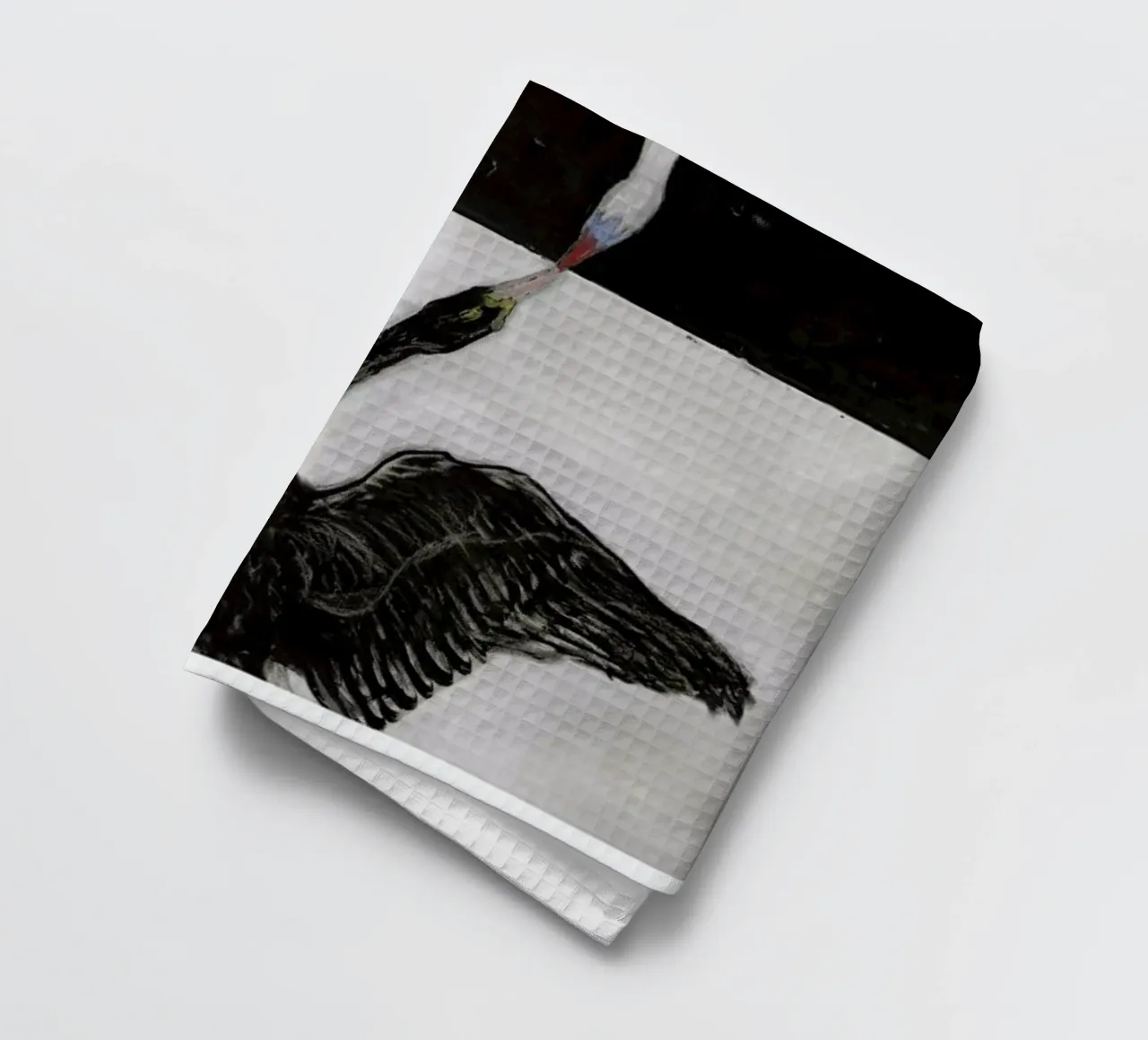 Hilma af Klint - The Swan, No. 1 II tea towel by Vintage by JUNIQE
