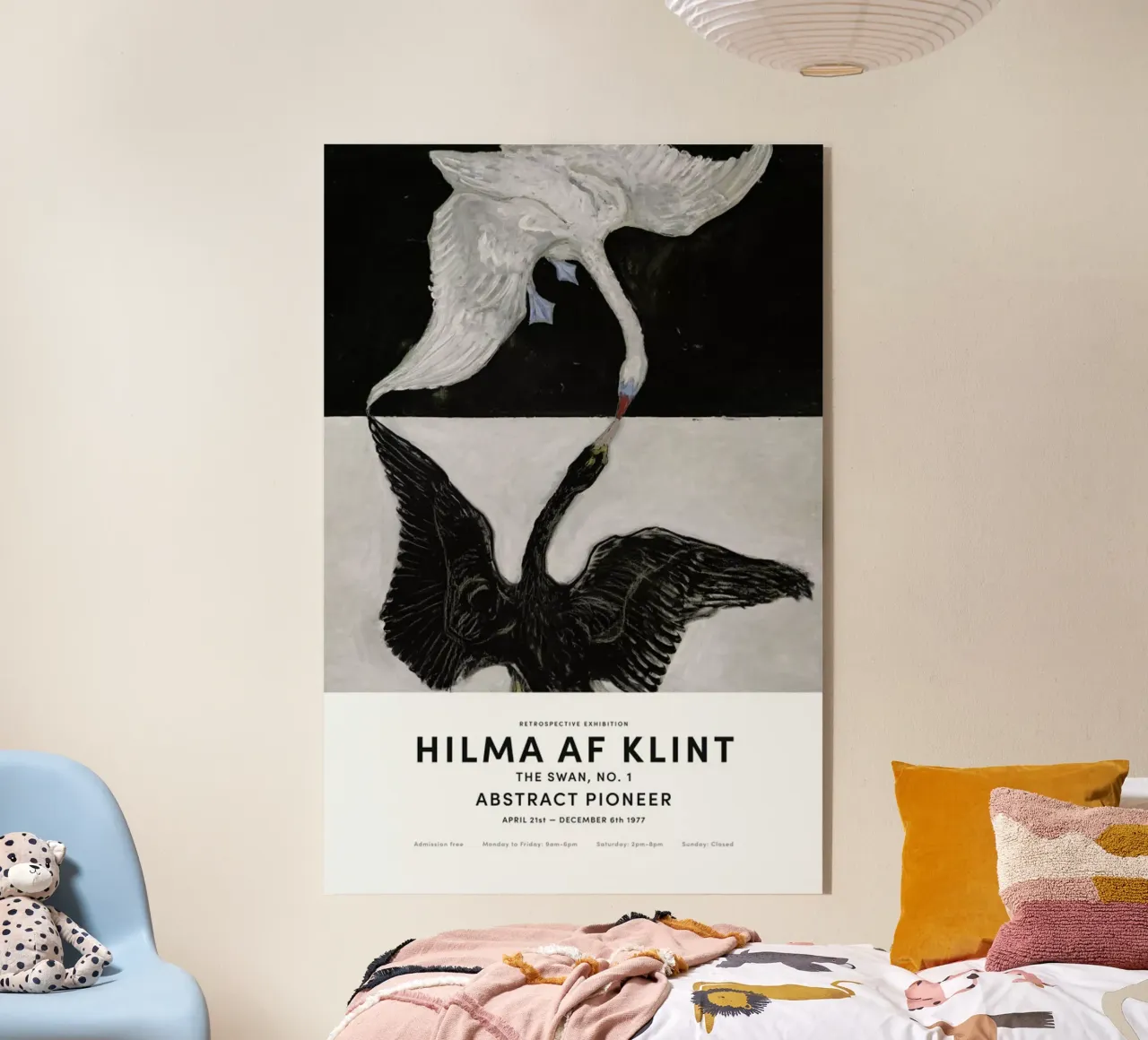 Hilma af Klint - The Swan, No. 1 II Acryl-Glas von Vintage by JUNIQE