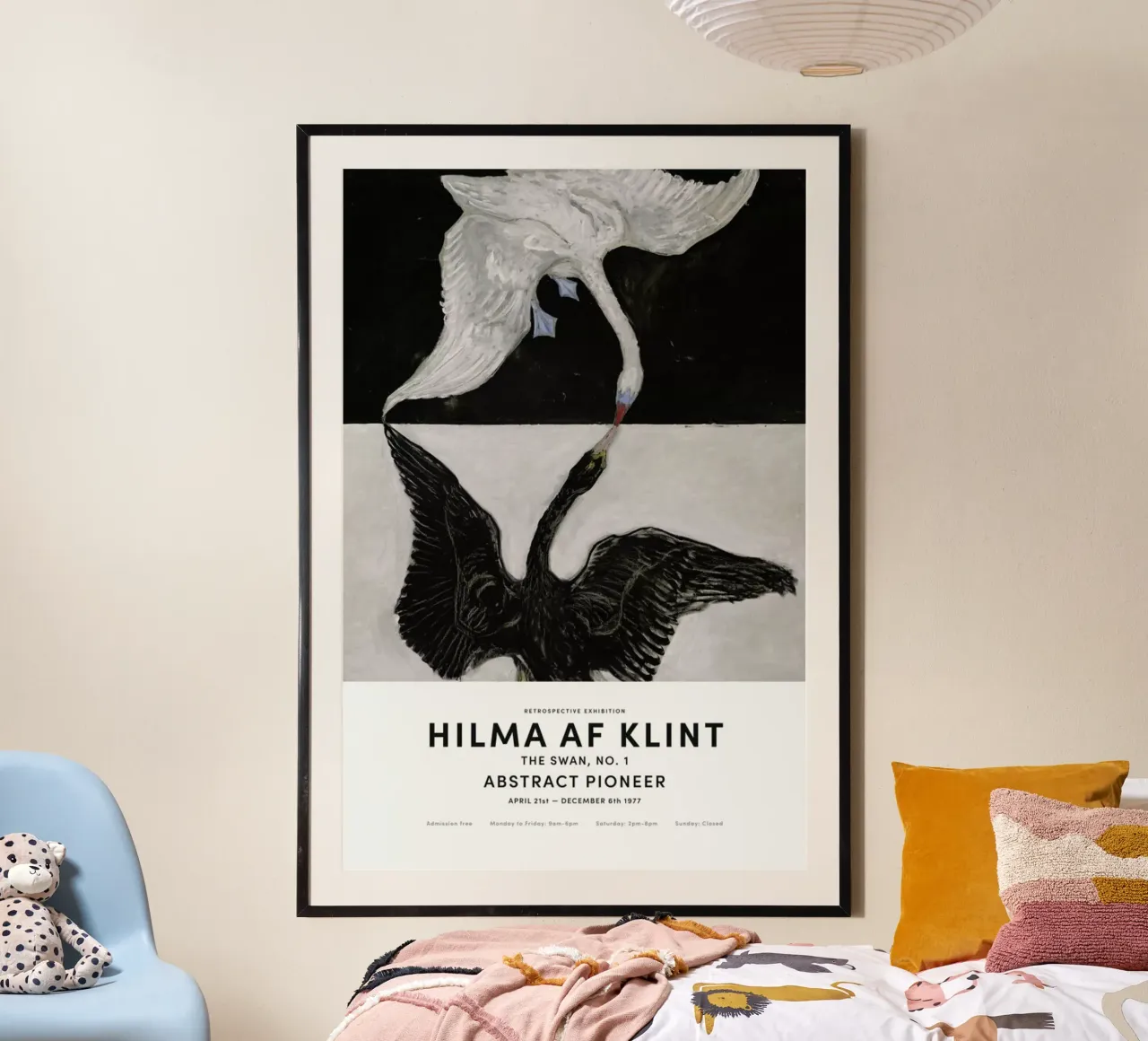 Hilma af Klint - The Swan, No. 1 II carta hahnemühle da Vintage by JUNIQE