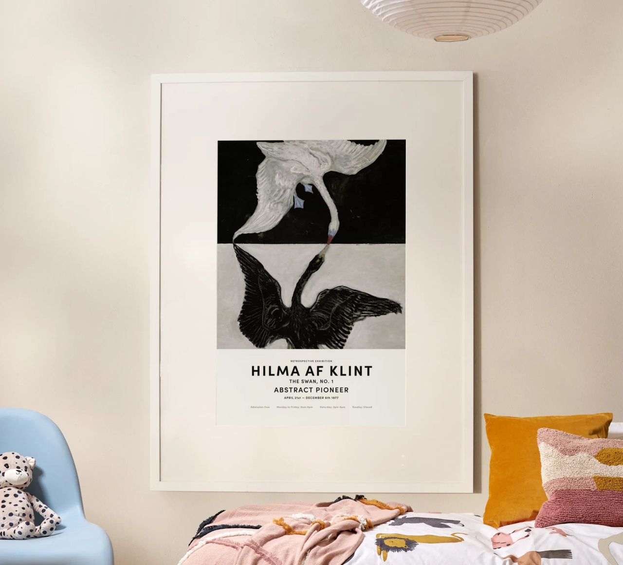 Hilma af Klint - The Swan, No. 1 II poster by Vintage by JUNIQE