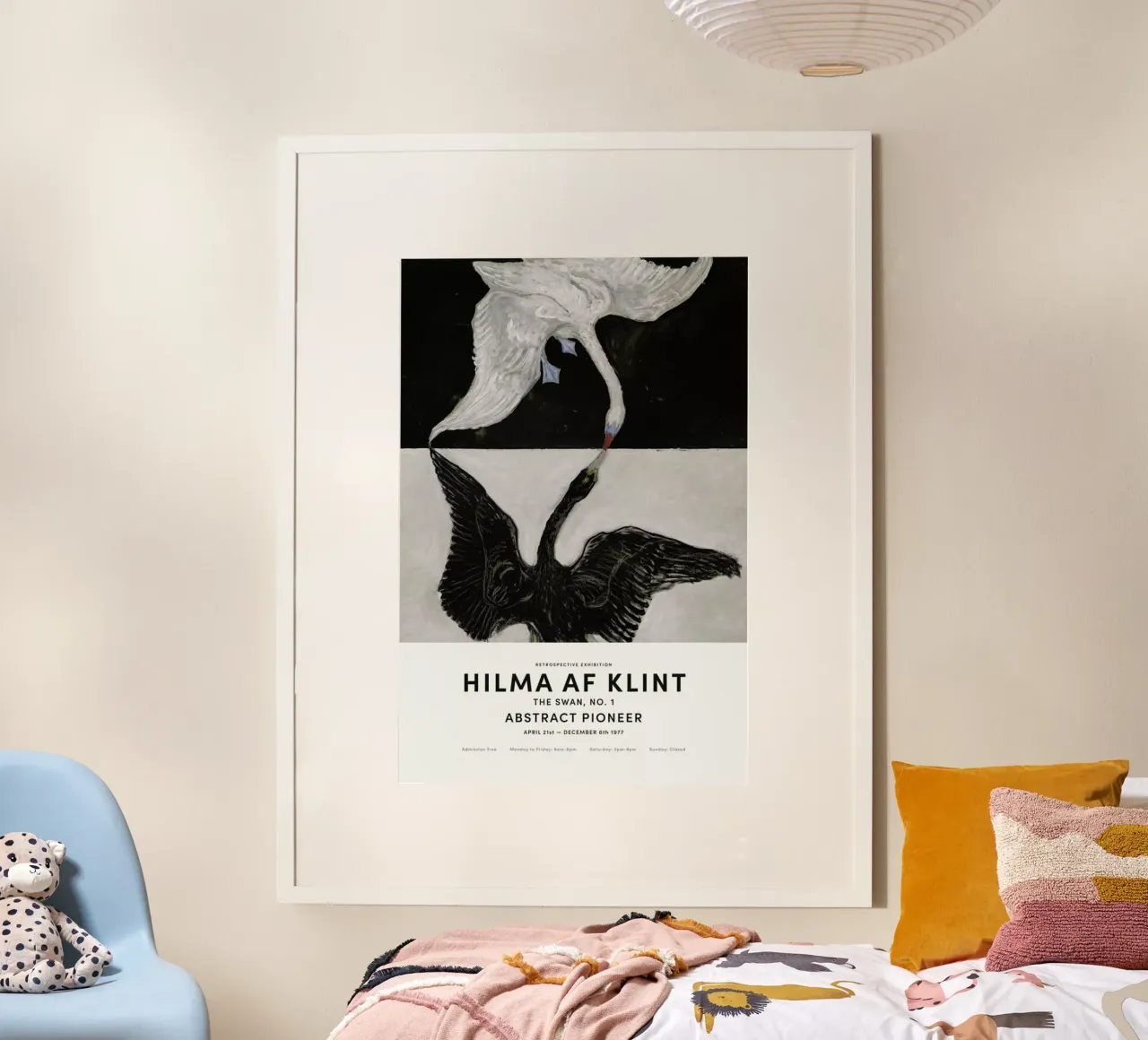 Hilma af Klint - The Swan, No. 1 II carta hahnemühle da Vintage by JUNIQE