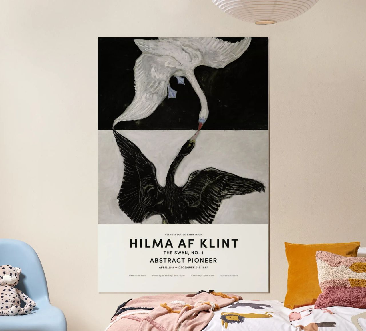 Hilma af Klint - The Swan, No. 1 II poster by Vintage by JUNIQE