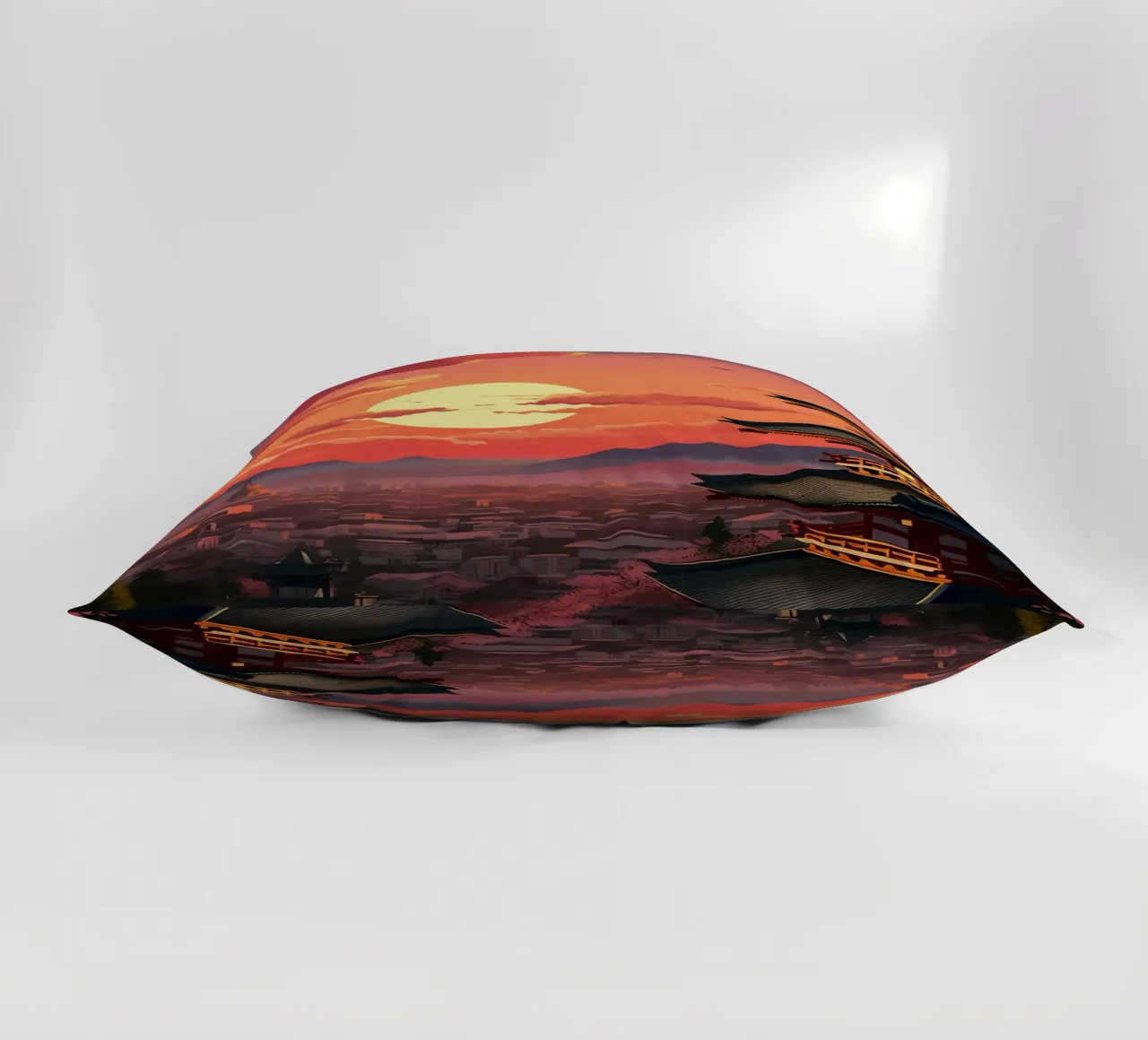 Kyoto Travel Art decorative cushion by lawrencearmstron