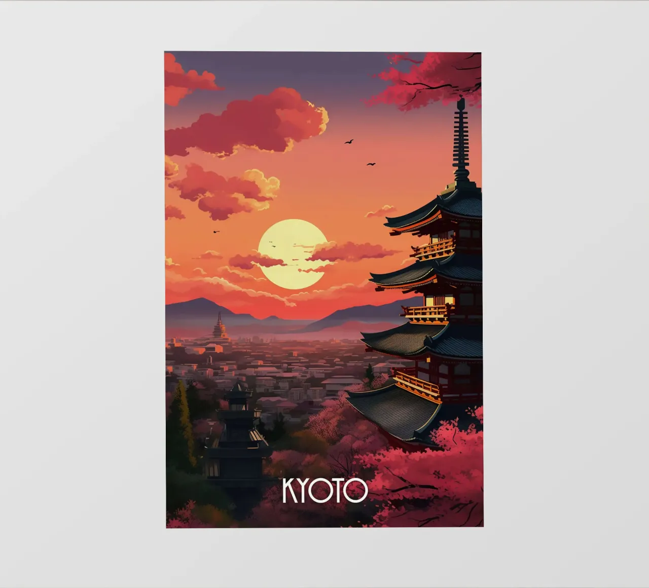 Kyoto Travel Art backlit film by lawrencearmstron