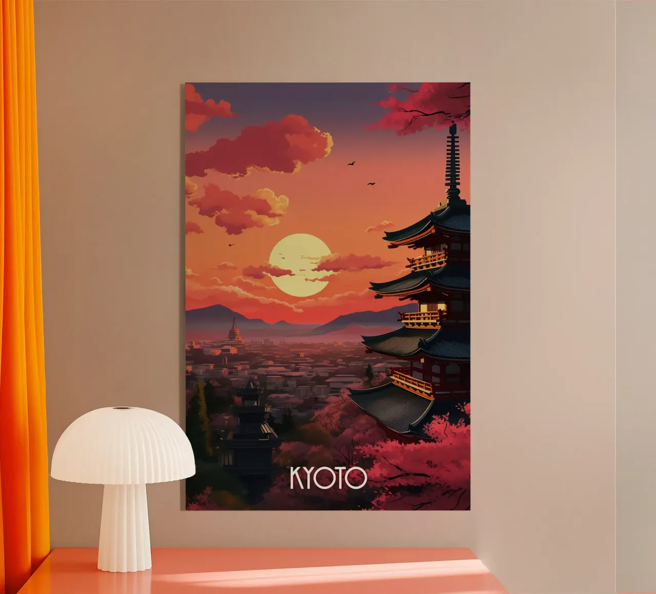 Kyoto Travel Art Acryl-Glas von lawrencearmstron