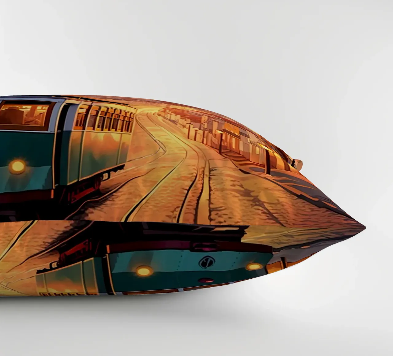 Lisbon Travel Art cuscino da lawrencearmstron