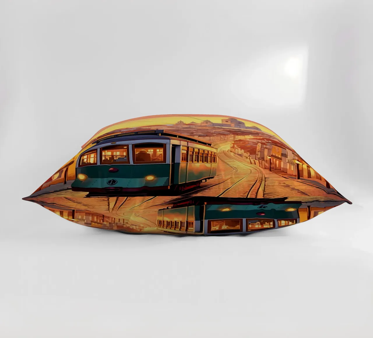 Lisbon Travel Art cuscino da lawrencearmstron