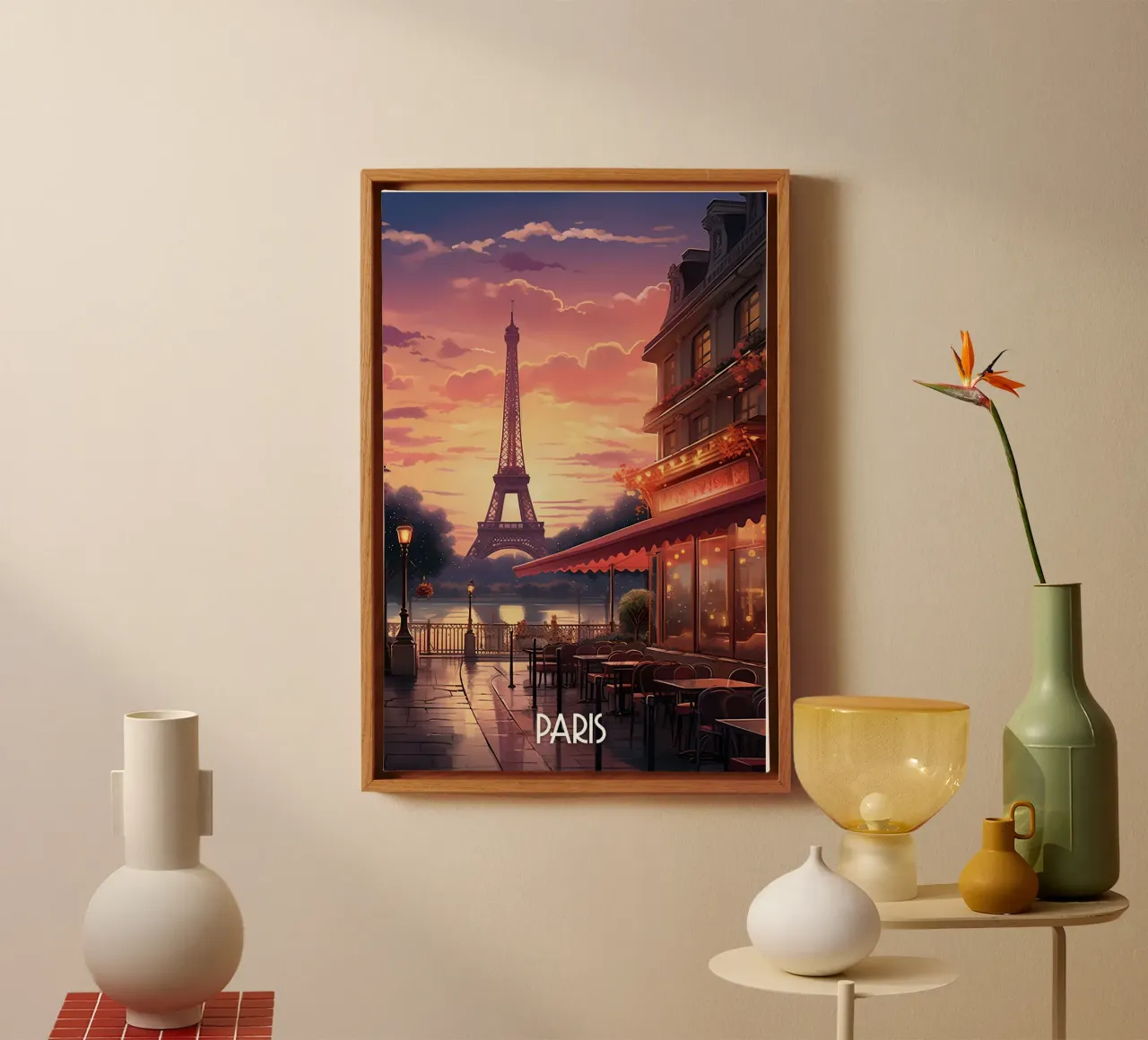 Paris Travel Poster canvas by lawrencearmstron