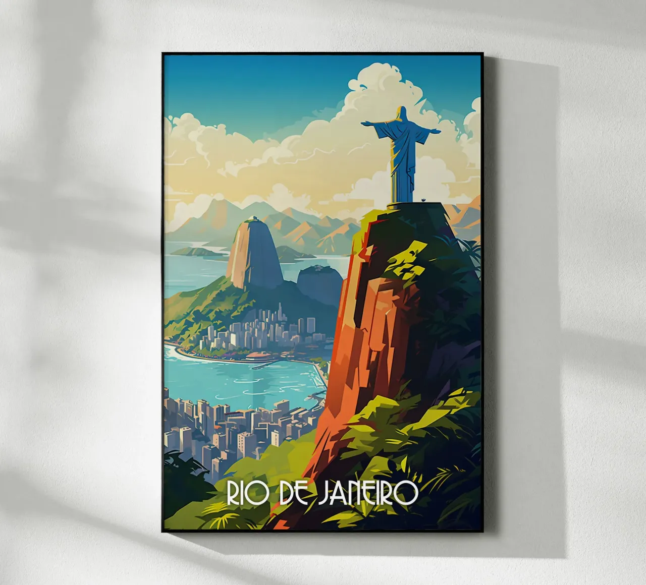 Rio De Janeiro Travel art acrylic glass by lawrencearmstron