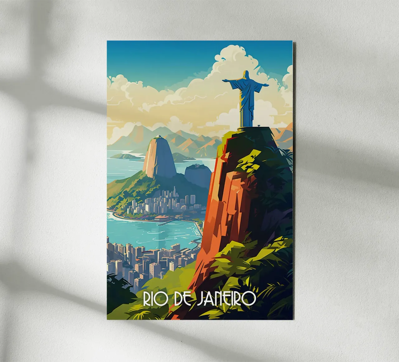 Rio De Janeiro Travel art alu-dibond by lawrencearmstron