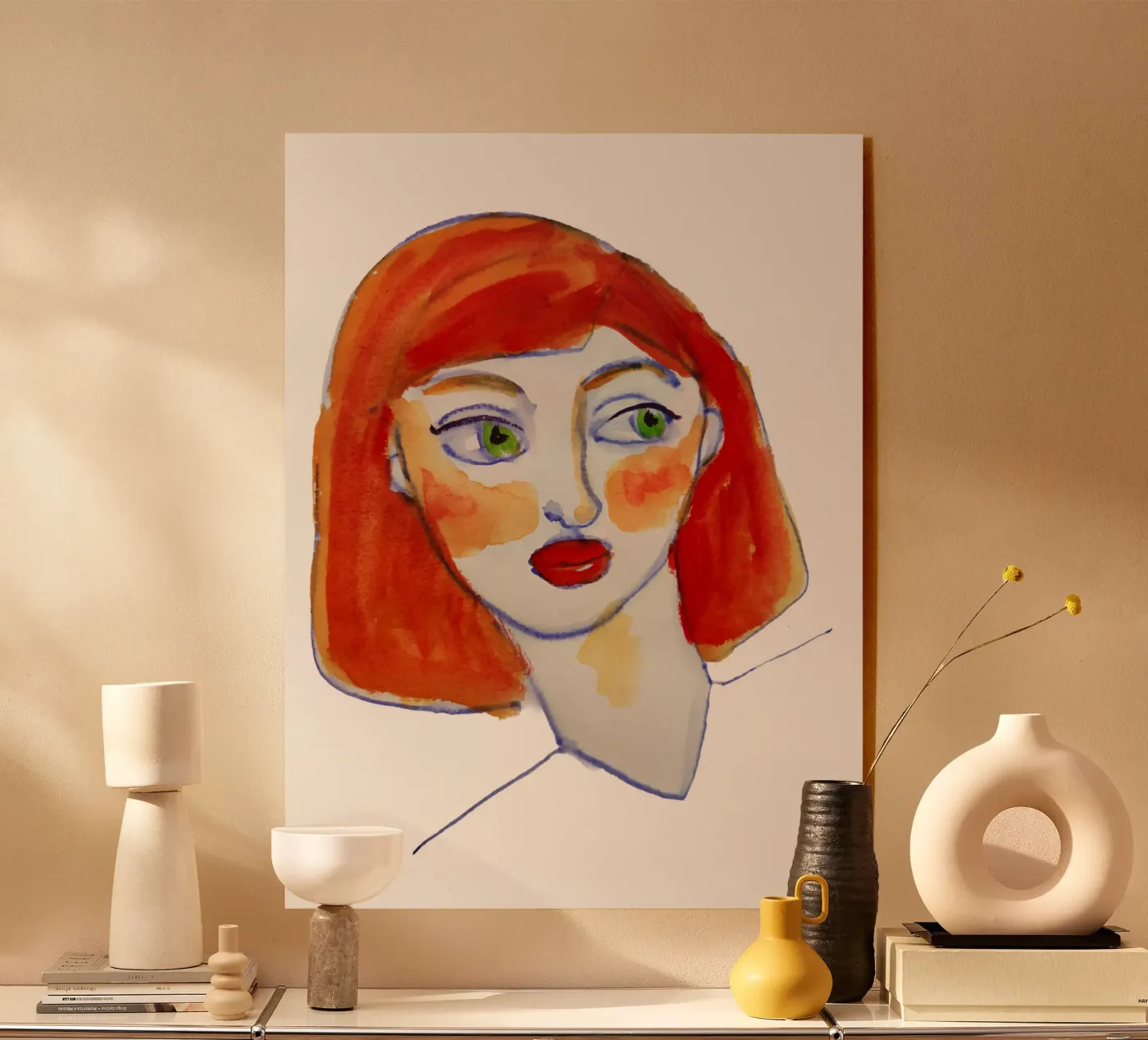 Redhead plexiglass da Corinne Korda Studio