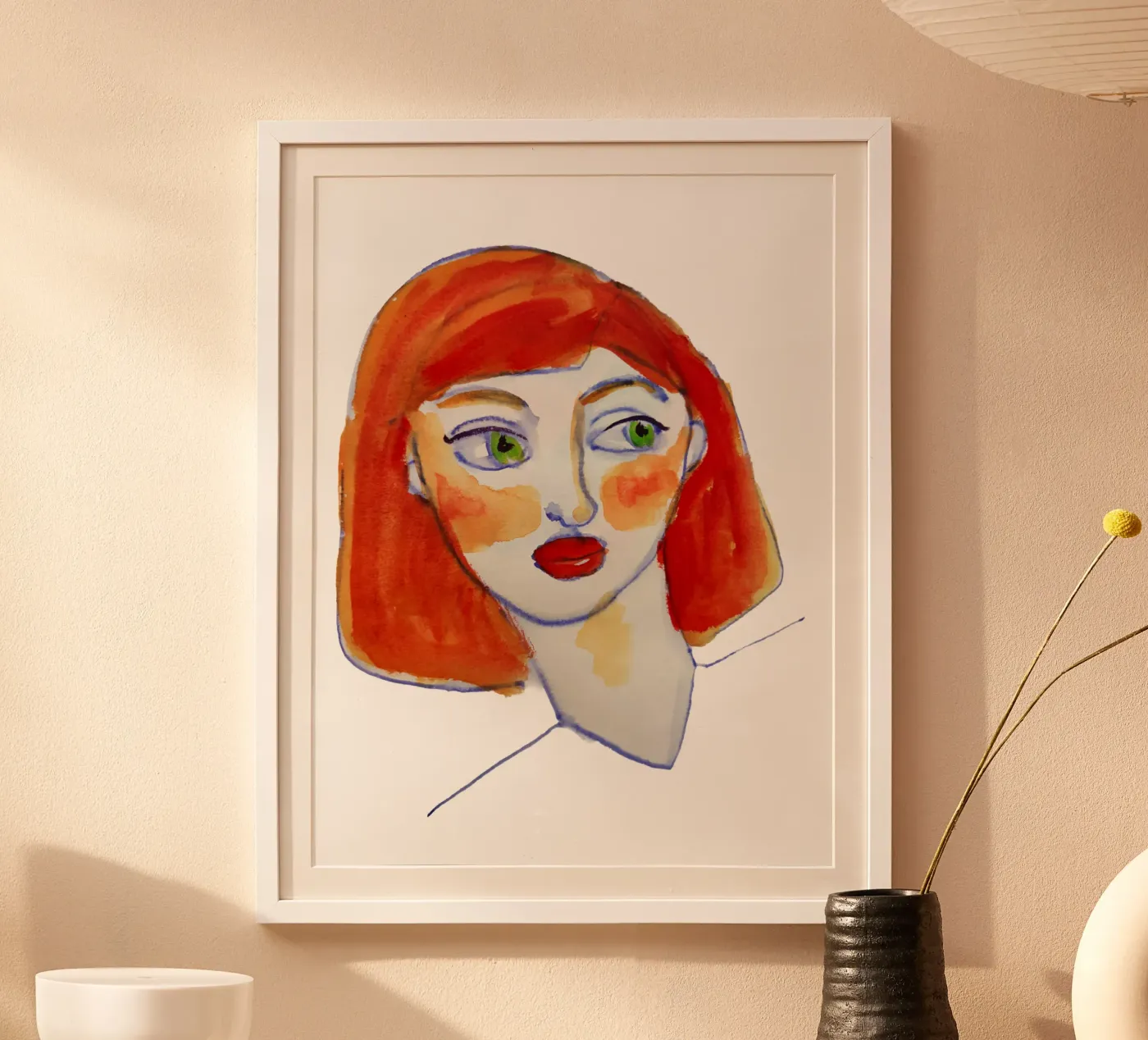 Redhead Poster von Corinne Korda Studio