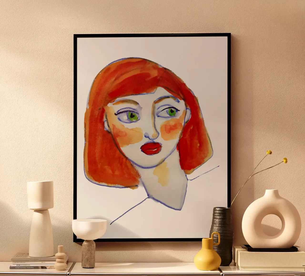 Redhead carta hahnemühle da Corinne Korda Studio
